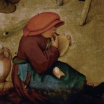 Ausschnitt aus dem Gemälde "Bauernhochzeit" von Pieter Bruegel dem Älteren. Gemeinfrei